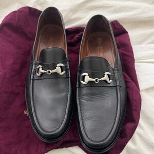 Allen Edmonds Black Leather Slip-On Loafers